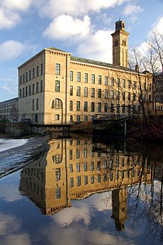 Saltaire New Mill Reflected