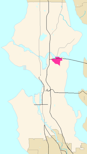 Montlake Highlighted in Pink
