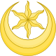 Star and Crescent Badge.svg