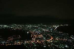 Views from Mount Hakodate at night 20140806-1