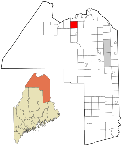 Location of Wallagrass, Maine