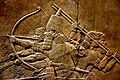 Ashurbanipal in a chariot, wall relief, 7th century BC, from Nineveh, the British Museum