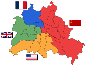 Berlin Blockade-map