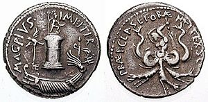 Denarius Sextus Pompeius-Scilla