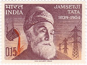 Jamsetji Tata 1965 stamp of India