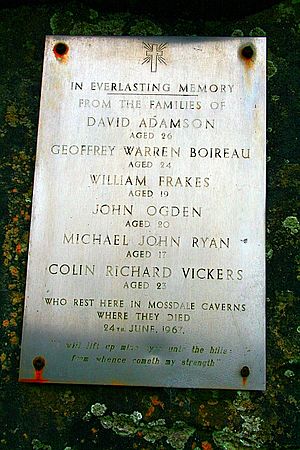 Memorial Plaque at Mossdale Scar. - geograph.org.uk - 565322