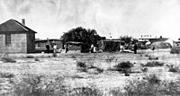 Pima Indian dwellings 1900