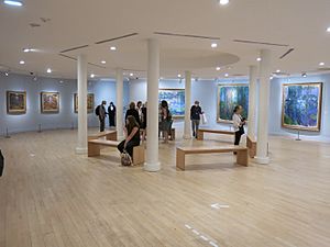 Salle d'exposition des Nymphéas au musée Marmottan