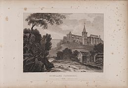 Scotia Depicta - Dunblane Cathedral -Plate-