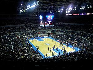 Smart Araneta Coliseum Basketball setup