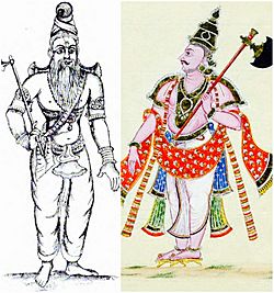 Two representations of Parashurama
