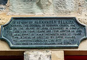 Alexander Selkirk plaque