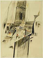 Brooklyn Museum - Roofs and Steeple - Charles Demuth - overall