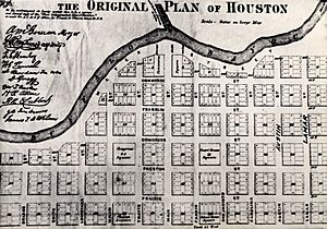 Buffalo Bayou map 1869