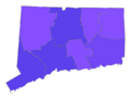 CT Counties by Population (2020 census)