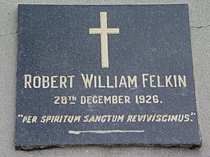 Dr Felkin’s Grave at Havelock North Cemetery
