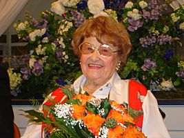 Draga Matkovic an ihrem 100. Geburtstag.jpg