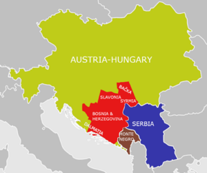 Entente territorial promises to Serbia 1915