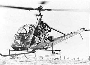 Hiller UH-12 (H-23) bw