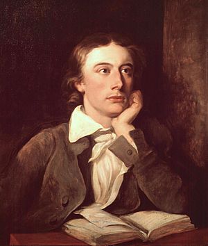 Posthumous portrait of Keats by William Hilton, National Portrait Gallery, London (c. 1822)
