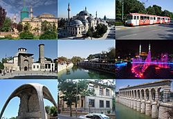 Right from the beginning: Mevlana Museum, Konya Selimiye Mosque, Alaaddin Hill, Ince Minaret Medrese, Meram Nature Park, Hacıveyiszade Mosque, Alaaddin Monument, Atatürk Museum and Taşköprü