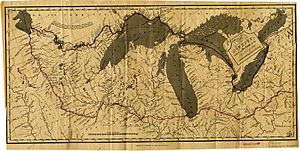 Map of the Country Embracing the Route of the Expedition of 1823 Commanded by Major S.H. Long