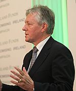 Peter Robinson at Titanic Belfast (Cropped)