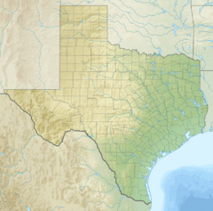 Isle du Bois Creek (Texas) is located in Texas