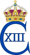 Royal Monogram of King Charles XIII of Sweden