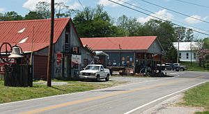 Private antique collection along State Route 141 in Tuckers Crossroads.