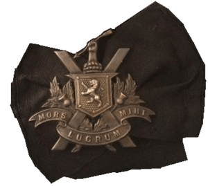 UDF WW1 era South African Scottish beret badge