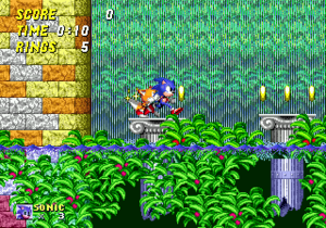 Aquatic Ruins from Sonic 2 for Mega Drive