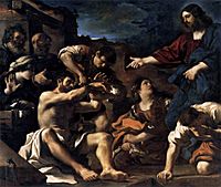 Guercino - Raising of Lazarus - WGA10931