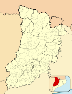 Sant Joan de Vinyafrescal is located in Province of Lleida