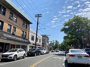 Main Street in Port Washington, looking east on June 6, 2021.