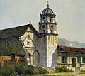 Mission San Buenaventura (Edwin Deakin, c. 1875) (cropped)