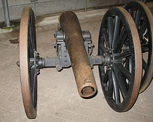 RML 7 pounder steel fort nelson