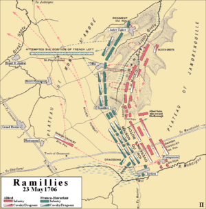 Ramillies 1706, breakthrough and pursuit