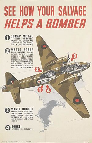 See How Your Salvage Helps a Bomber Art.IWMPST14695
