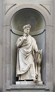 Statue of Dante Alighieri (Uffizi)