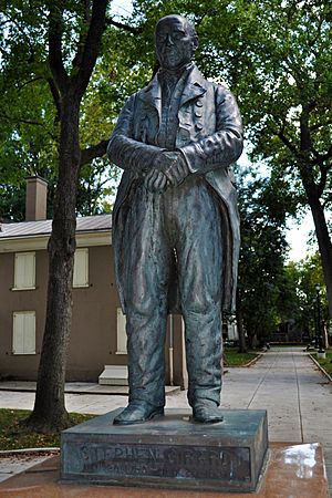 Statue of Stephen Girard Stephen Girard Park 2101 Shunk St Philadelphia PA (DSC 2859)