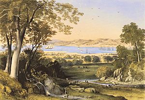 A view of Koombana Bay 1840