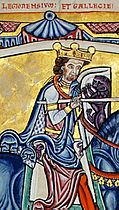 Adeffonsus, king of Galicia and Leon (detail)
