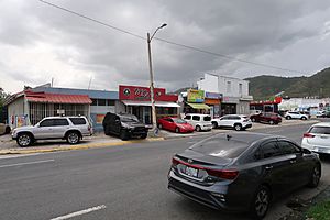 Street and shops in Bairoa