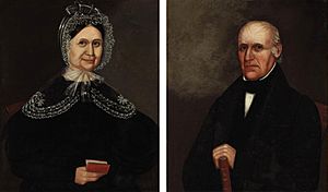 Deacon Elisha Holbrook and Sarah Thayer Holbrook, attributed to Ammi Phillips (1788-1865)