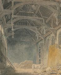 Joseph Mallord William Turner - Interior of St. John's Palace, Eltham - Google Art Project