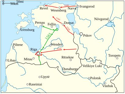 Livonian war map (1558-1560)-es