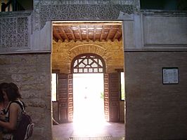 Main door of the Synagogue of Córdoba