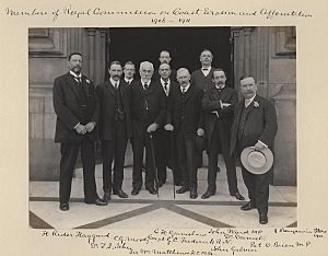 Members of the Royal Commission on Coast Erosion and Afforestation, 1906-1911 by Sir (John) Benjamin Stone