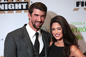 Michael Phelps & Nicole Johnson by Gage Skidmore